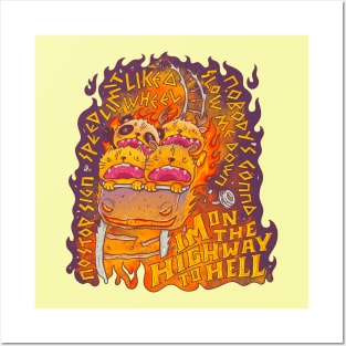 Highway to Hell!!! Posters and Art